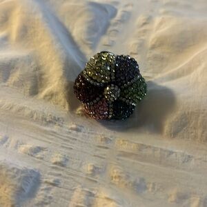 Multi jeweled ring